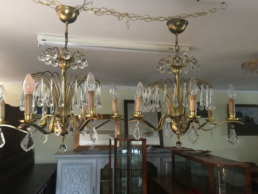 Chandeliers, 1950s, Set of 2-WQQ-623683