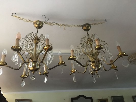 Chandeliers, 1950s, Set of 2-WQQ-623683