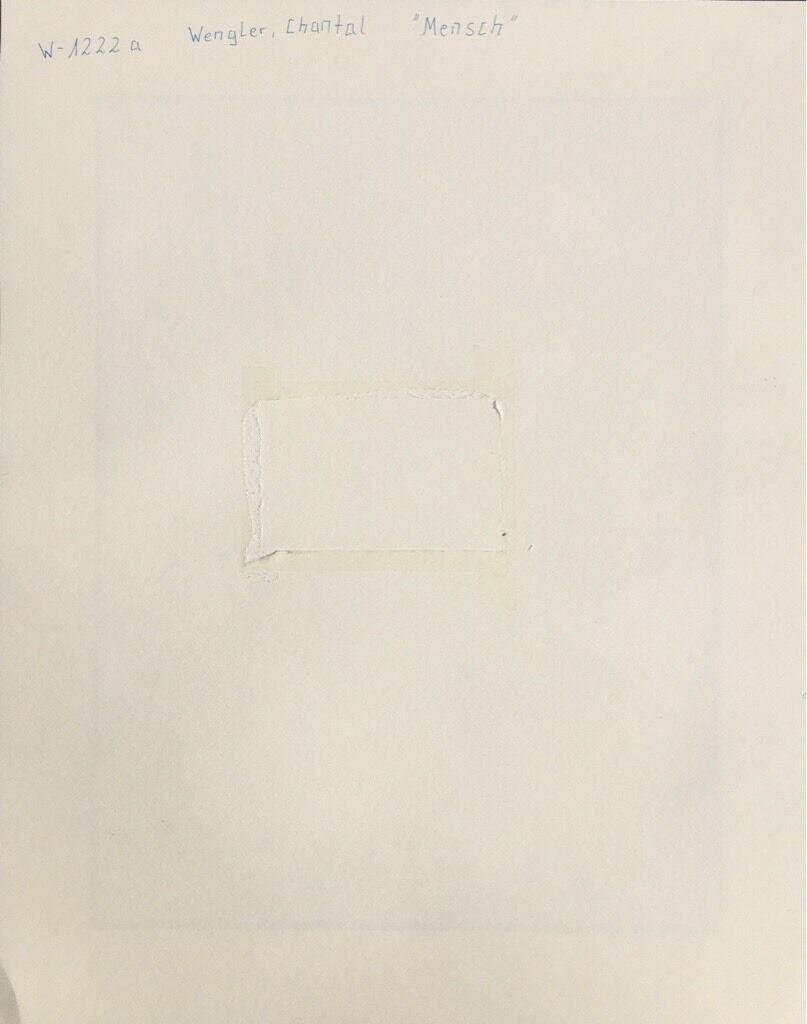 Chantal Wengler, 1990, Pencil