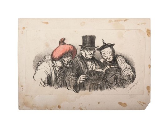 Charges du Jour - Original Lithograph After H. Daumier - 1860 1868-ZCI-760818