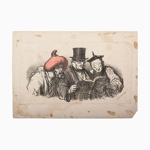 Charges du Jour - Original Lithograph After H. Daumier - 1860 1868-ZCI-760818