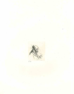 Charles Amand Durand after Rembrandt, Bald Old Man with a Short Beard, Engraving, 19th Century-ZCI-1781710