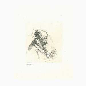 Charles Amand Durand after Rembrandt, Bald Old Man with a Short Beard, Engraving, 19th Century-ZCI-1781710