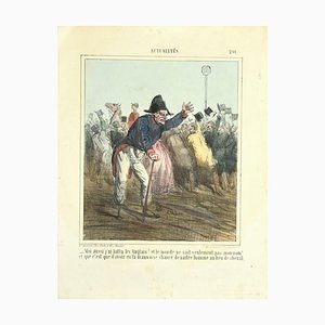 Charles Amedee De Noe (cham) - Actualités - Original Lithograph by Cham - 1840-ZCI-806167