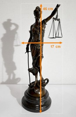 Charles B., Thémis, Goddess of Justice, 1800s, Bronze-RVK-1394764