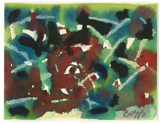 Charles Boggs, Abstract, Watercolor, 1970s-ZCI-802975