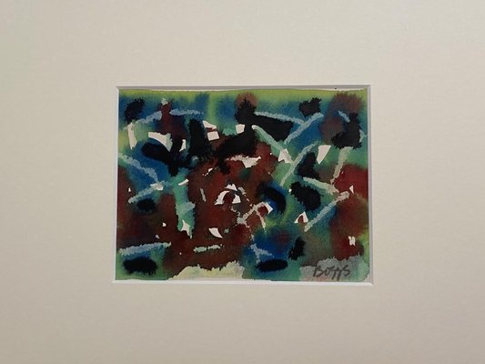 Charles Boggs, Abstract, Watercolor, 1970s-ZCI-802975