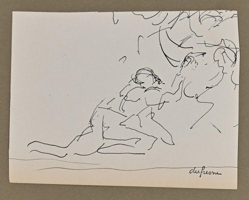 Charles Dufresne, Le Bois, Original Drawing, Early 20th-Century-ZCI-1362743