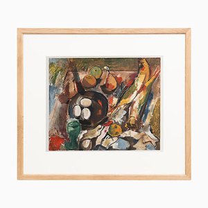 Charles Dufresne, Nature Morte, 1971, Lithograph, Framed-WM-1267024