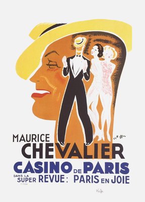 Charles Kiffer, Maurice Chevalier Au Casino De Paris II, 1985, Lithograph on Wove Paper-FMZ-1155396