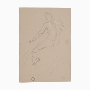 Charles Lucien Moulin - Figures of Women - Drawing - Early 20th-Century-ZCI-913452