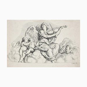 Charles-Nicolas Cochin the Elder, Celestial Music, Etching, Early 18th Century-ZCI-1394382