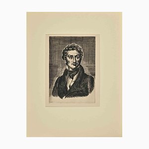 Charles Nodier, Etching by Constant Le Breton, Early 20th Century-ZCI-1781607