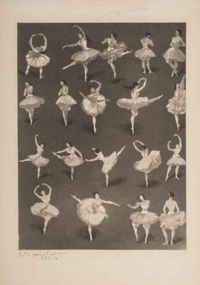 Charles Paul Renouard, Ballerinas, Lithograph, Early 20th Century-ZCI-2029181