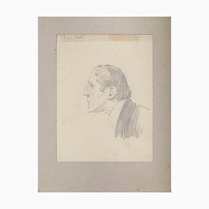 Charles Paul Renouard, Portrait d'un Homme, Original Drawing, Early 1900s-ZCI-1362552