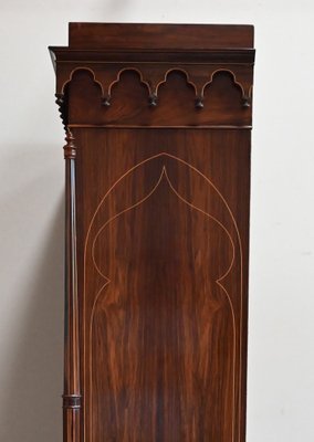 Charles X 3-Door Bookcase Cabinet, 19th Century-RVK-1394882