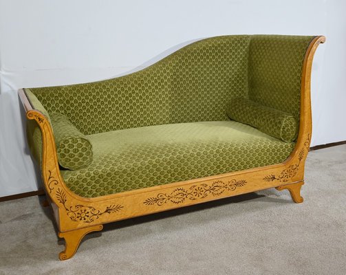 Charles X Chaise Longue in Maple, Early 19th Century-RVK-1724904