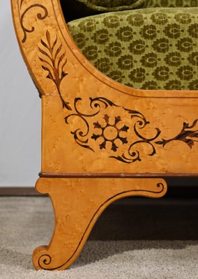 Charles X Chaise Longue in Maple, Early 19th Century-RVK-1724904