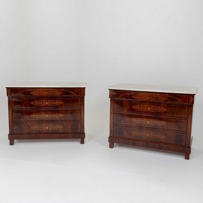 Charles X Chests of Drawers, 1830s, Set of 2-VEI-1748768