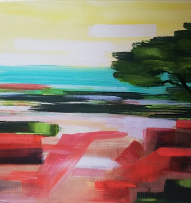 Charlotte Pivard, Cote D'azur, 2021, Acrylic-ZHZ-1753460