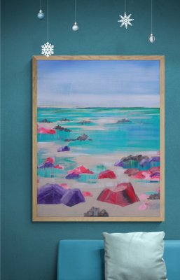 Charlotte Pivard, Playa Es Caragol, 2021, Acrylic Painting-ZHZ-1753135