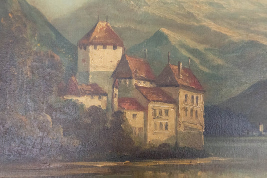 Chateau Chillon, Oil on Canvas