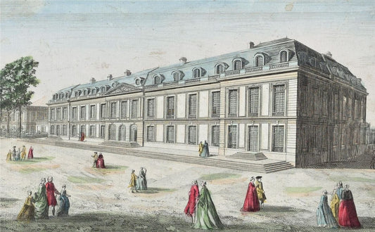 Chateau De Choisy - Original Etching 18° Century 18th Century