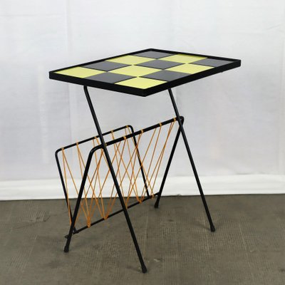 Checkered Side Table, 1960s-YBU-1377184