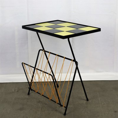 Checkered Side Table, 1960s-YBU-1377184