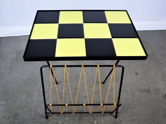 Checkered Side Table, 1960s-YBU-1377184