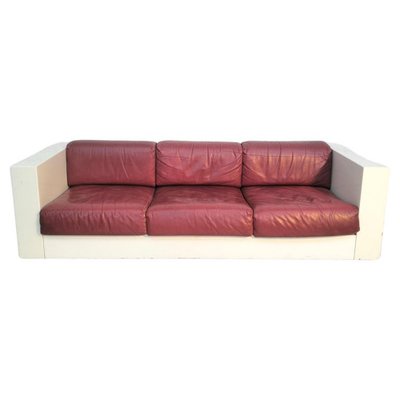 Cherry Saratoga 3-Seater Sofa attributed to Massimo & Lella Vignelli for Poltronova, 1960s-1970s-RNN-1716306