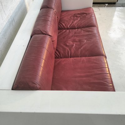 Cherry Saratoga 3-Seater Sofa attributed to Massimo & Lella Vignelli for Poltronova, 1960s-1970s-RNN-1716306