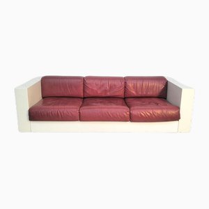 Cherry Saratoga 3-Seater Sofa attributed to Massimo & Lella Vignelli for Poltronova, 1960s-1970s-RNN-1716306