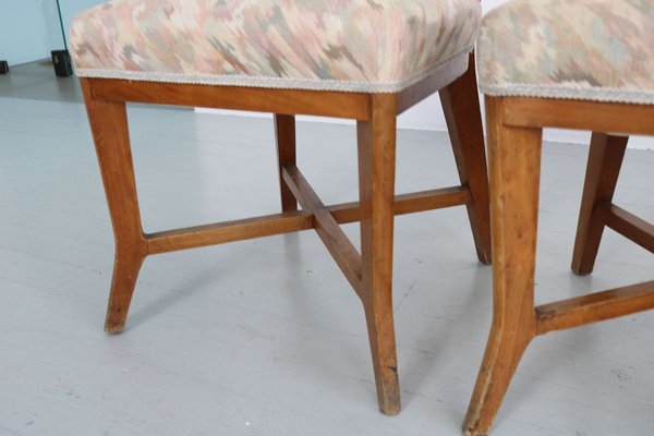 Cherry Wood Dining Chairs by Melchiorre Bega for Bega Bologna , 1950s, Set of 6-AA-825803