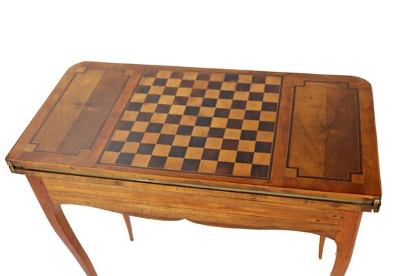 Cherrywood and Walnut Card Table, 1830s-YZB-2035630