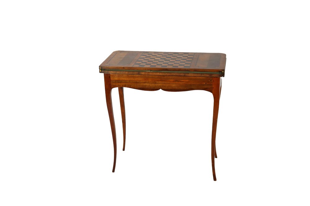 Cherrywood and Walnut Card Table, 1830s