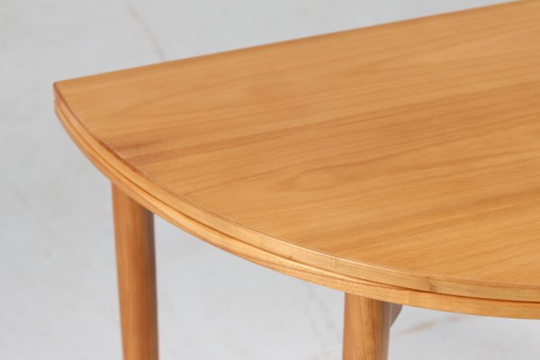 Cherrywood Card Table by Hans J. Wegner for Fritz Hansen A/S, Denmark, 1968-QQ-1419355