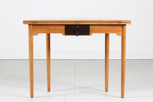 Cherrywood Card Table by Hans J. Wegner for Fritz Hansen A/S, Denmark, 1968-QQ-1419355