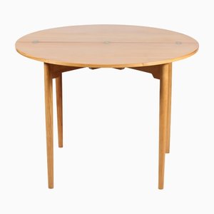 Cherrywood Card Table by Hans J. Wegner for Fritz Hansen A/S, Denmark, 1968-QQ-1419355