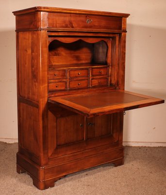 Cherrywood Secretary, France, 19th Century-HPU-1702067