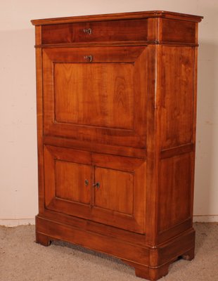 Cherrywood Secretary, France, 19th Century-HPU-1702067