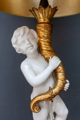 Cherub Floor Lamp from Capodimonte, 1967-GCG-639244