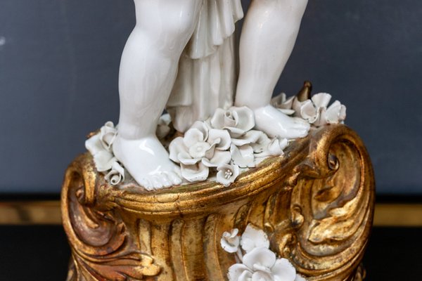 Cherub Floor Lamp from Capodimonte, 1967-GCG-639244