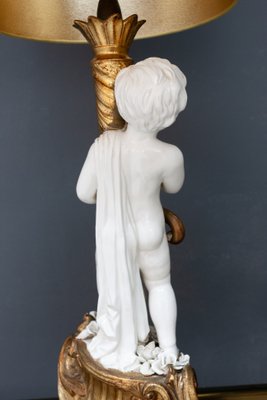 Cherub Floor Lamp from Capodimonte, 1967-GCG-639244