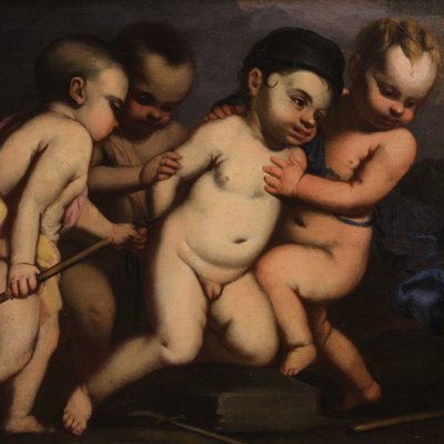 Cherub Games, 1640s, Oil on Canvas-RP-2023523