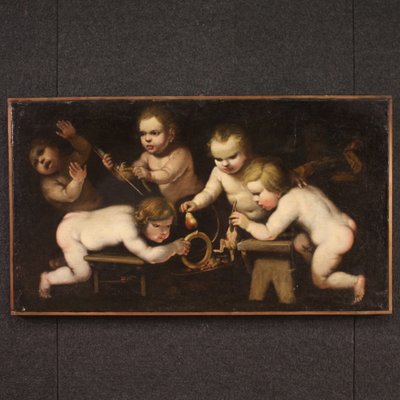 Cherub Games, 1670, Oil on Canvas, Framed-RP-1822021