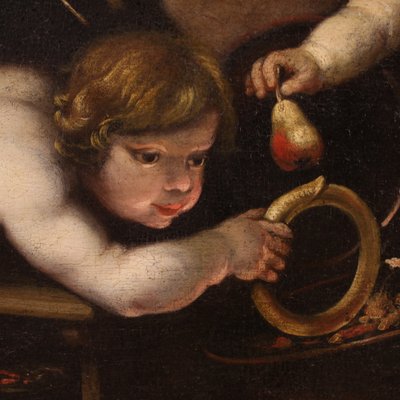 Cherub Games, 1670, Oil on Canvas, Framed-RP-1822021