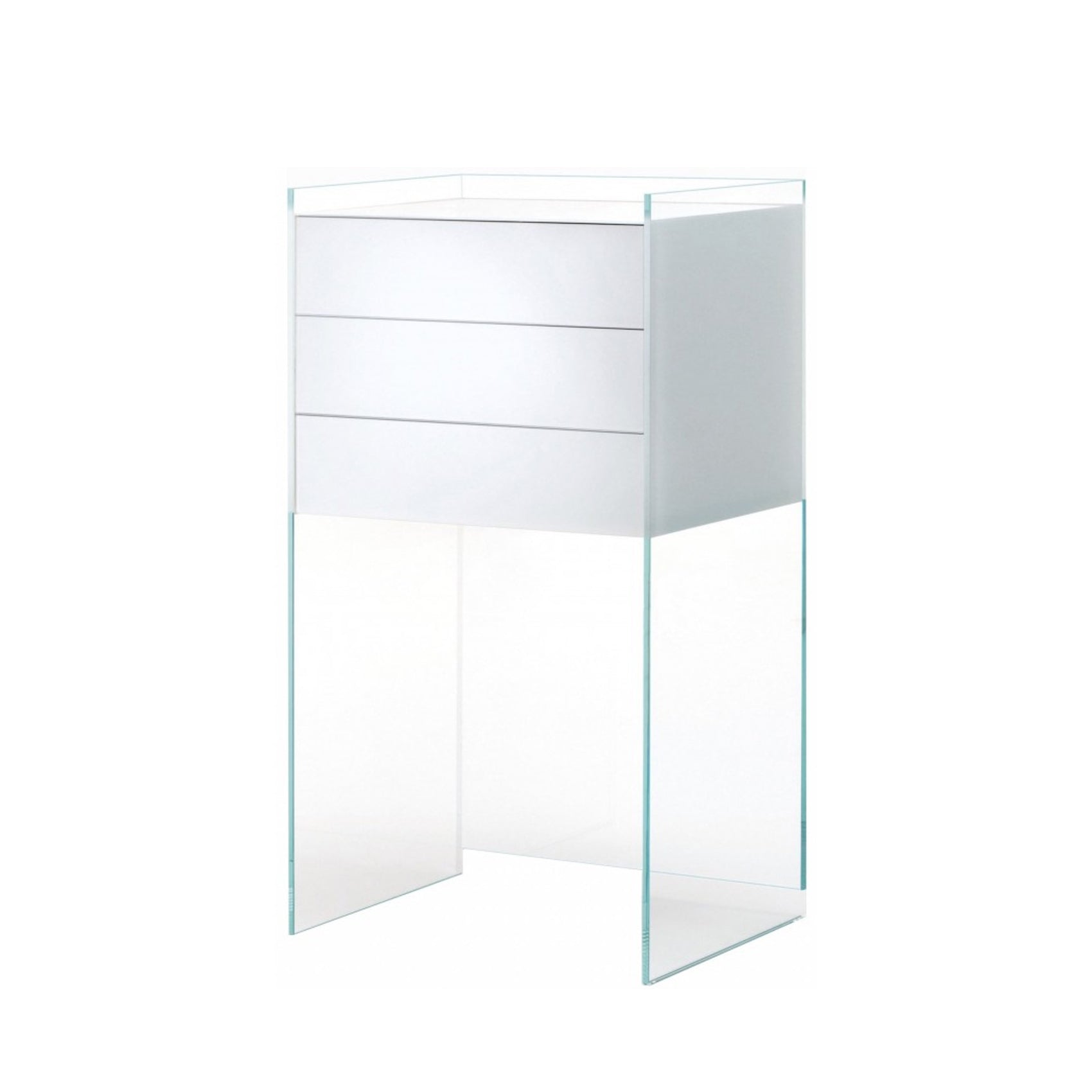 Float - Crystal Chest Of Drawers by Glas Italia