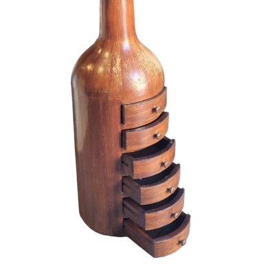 Chest of Drawers in a Wooden Bottle Shape-TCS-1761593