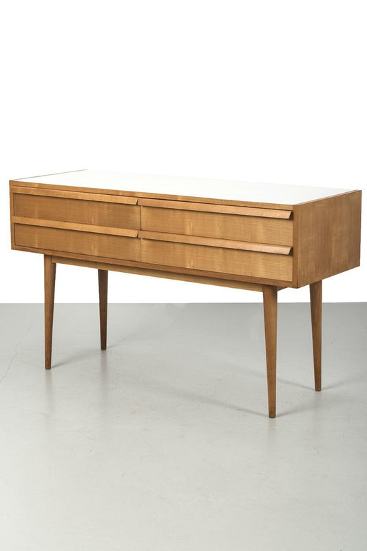 Chest of Drawers in Blonde Veneer from W.K. Möbel